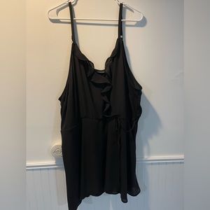 Torrid ruffle detail tank